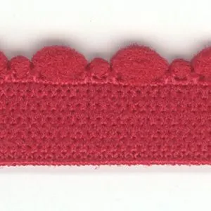 Ball Picot Stretch Tape #53 Rose Red
