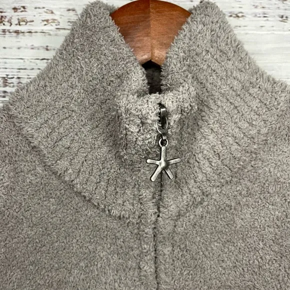 BAREFOOT DREAMS Robe Women's XXS/XS Cozy Chic Half Zip Pullover