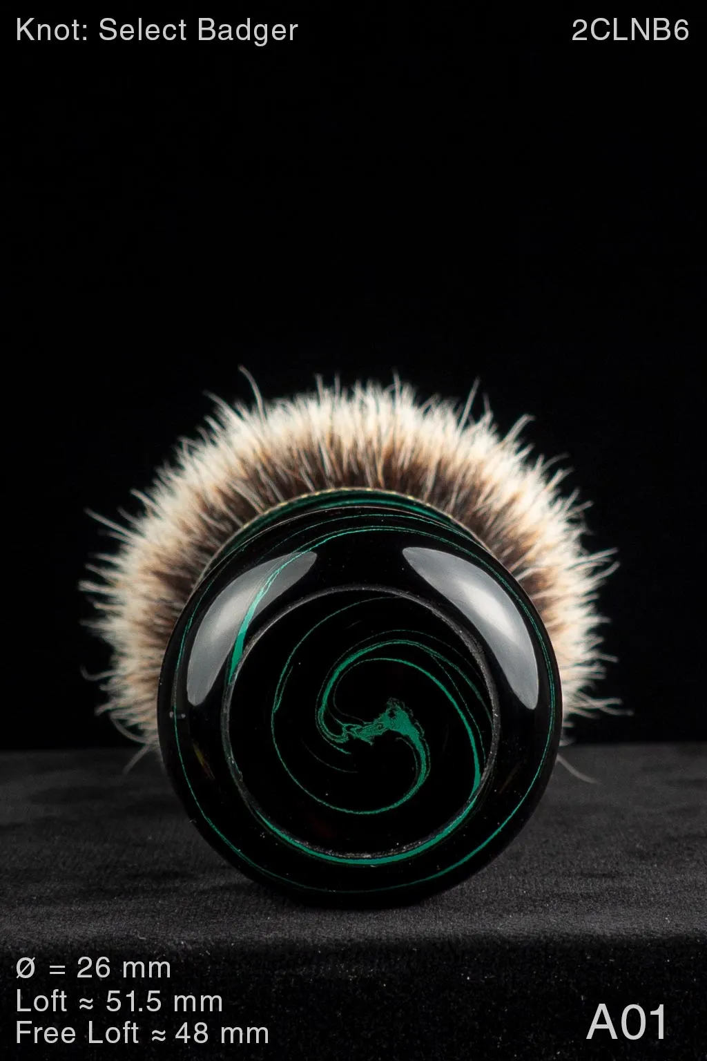 Barely Second Ebonite PK-47 26 mm Kryptonite