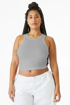 BELLA CANVAS Women's Micro Rib Racer Tank BC1019 Athletic Heather