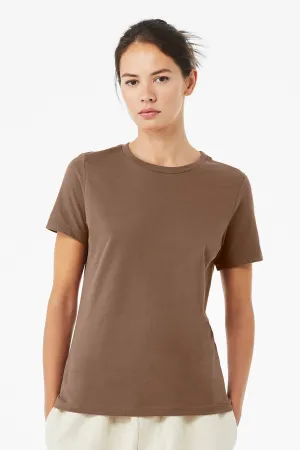 BELLA CANVAS  Women's Relaxed Jersey Short Sleeve Tee. BC6400 Vintage Brown