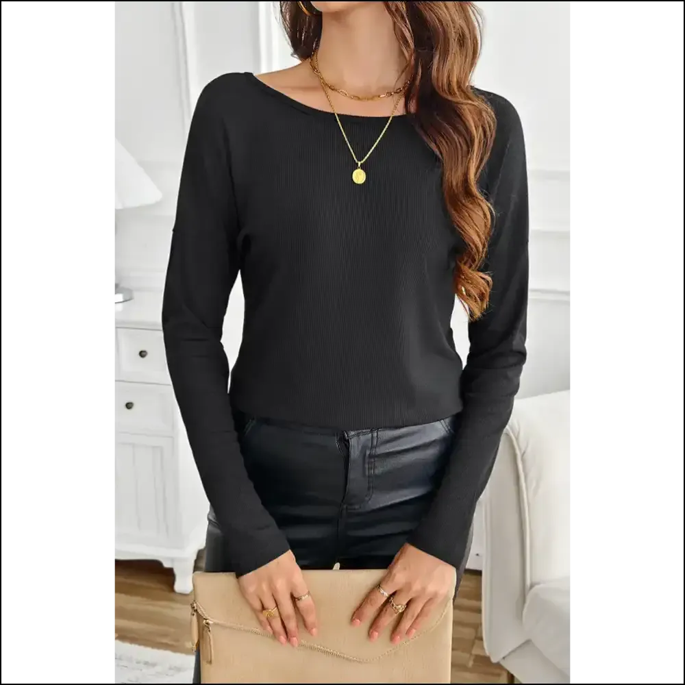 Black Butterfly Backless Ribbed Top: Dangerously Chic! 🦋 Needful Things