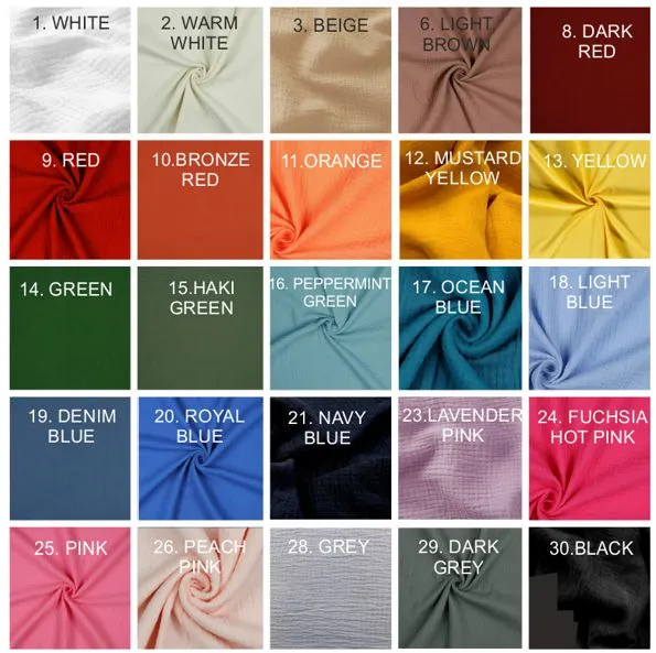 Black Muslin Cotton Fabric