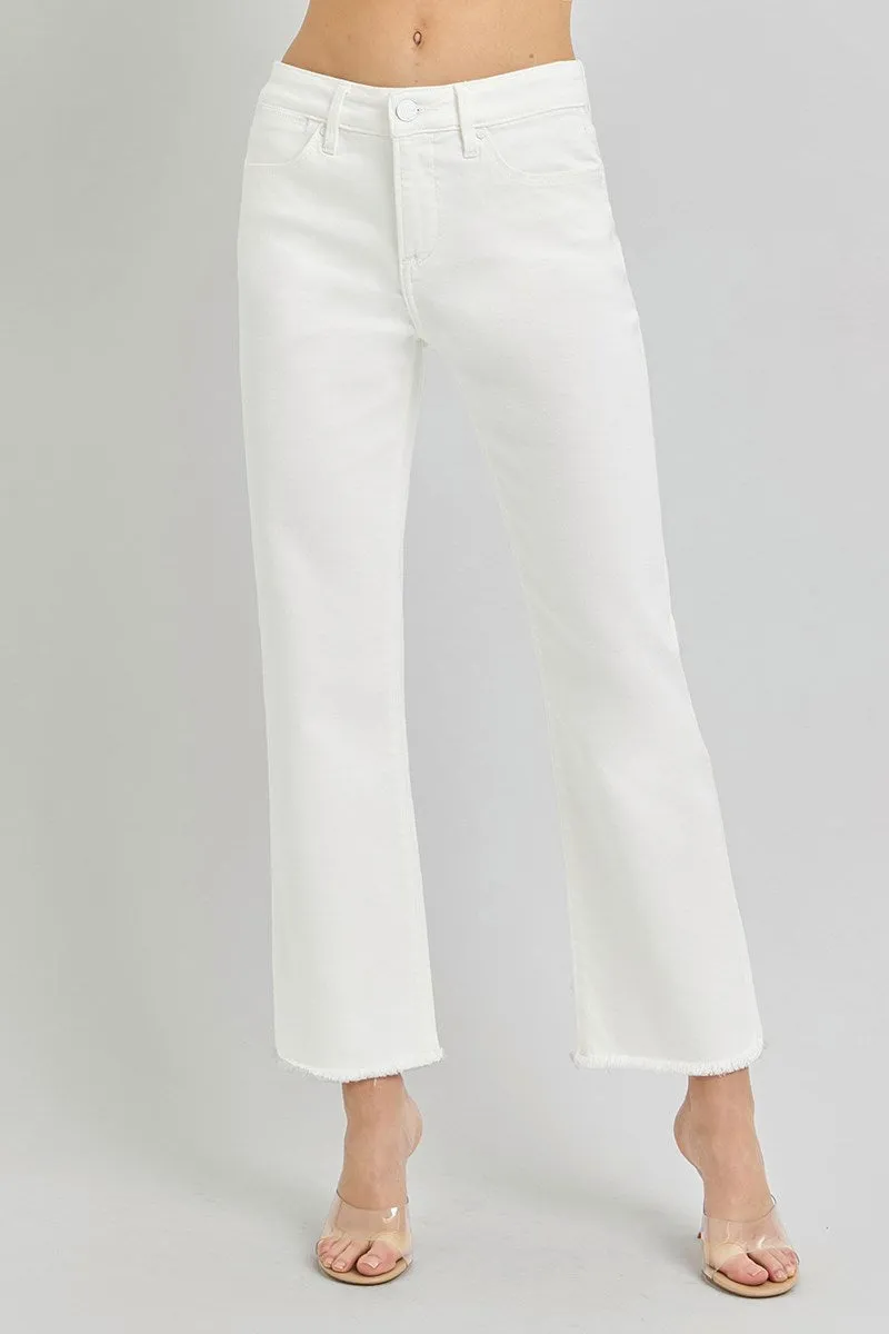 Blanc Mid Rise Jean