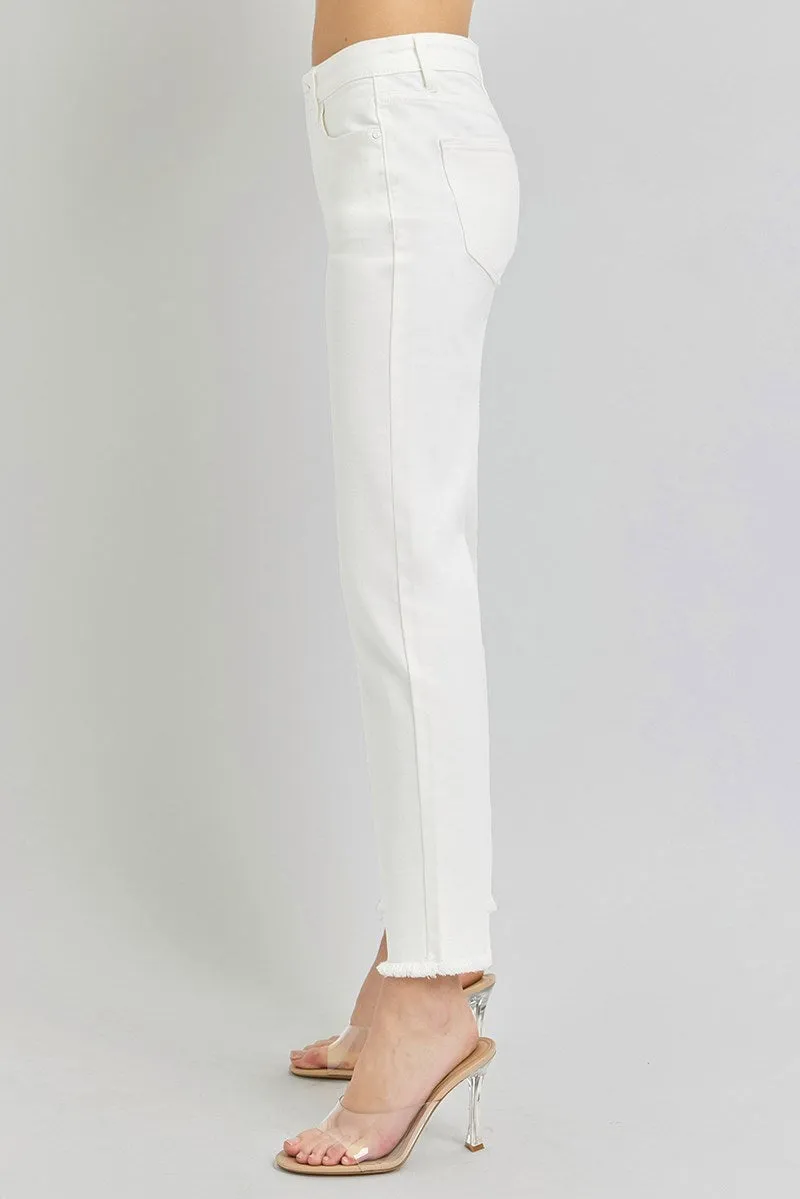 Blanc Mid Rise Jean