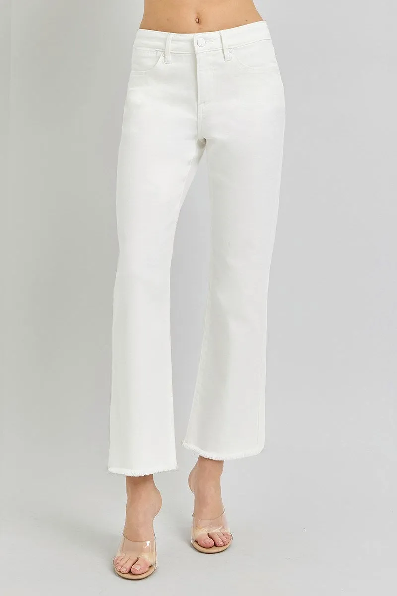 Blanc Mid Rise Jean