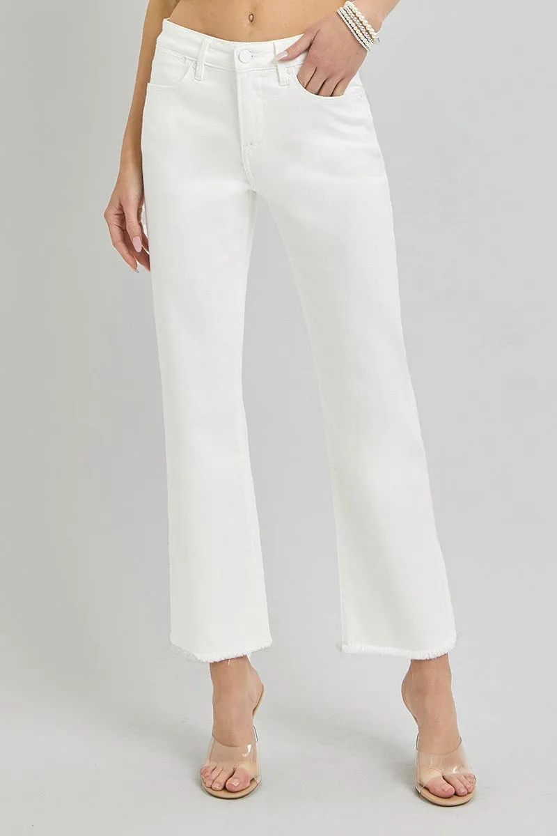 Blanc Mid Rise Jean