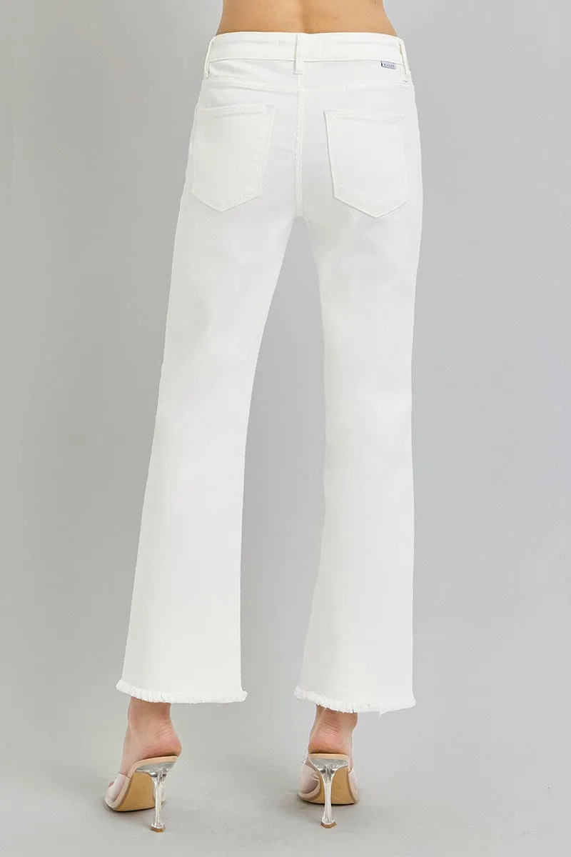 Blanc Mid Rise Jean