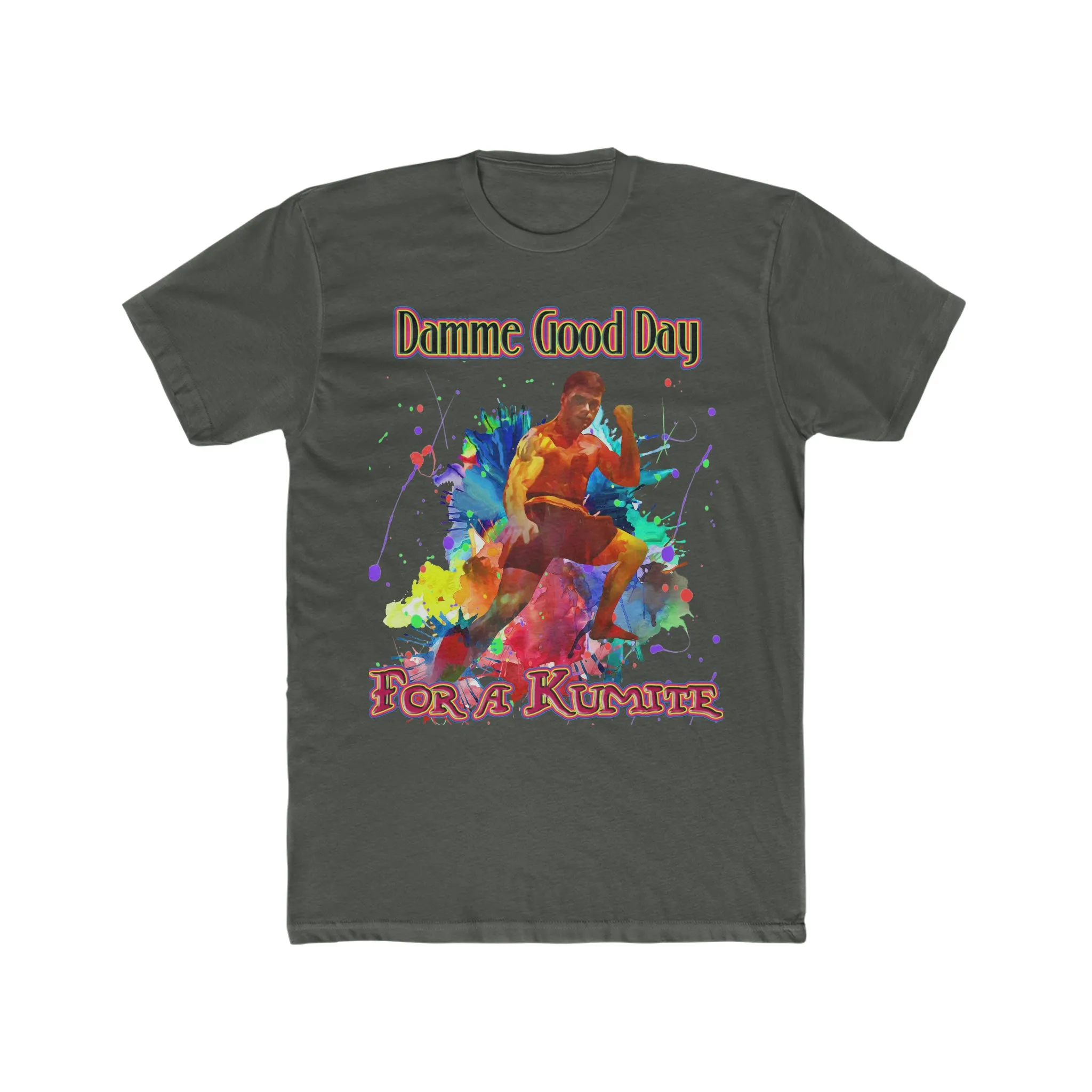 Bloodsport Watercolor Tee on Men's Next Level 3600