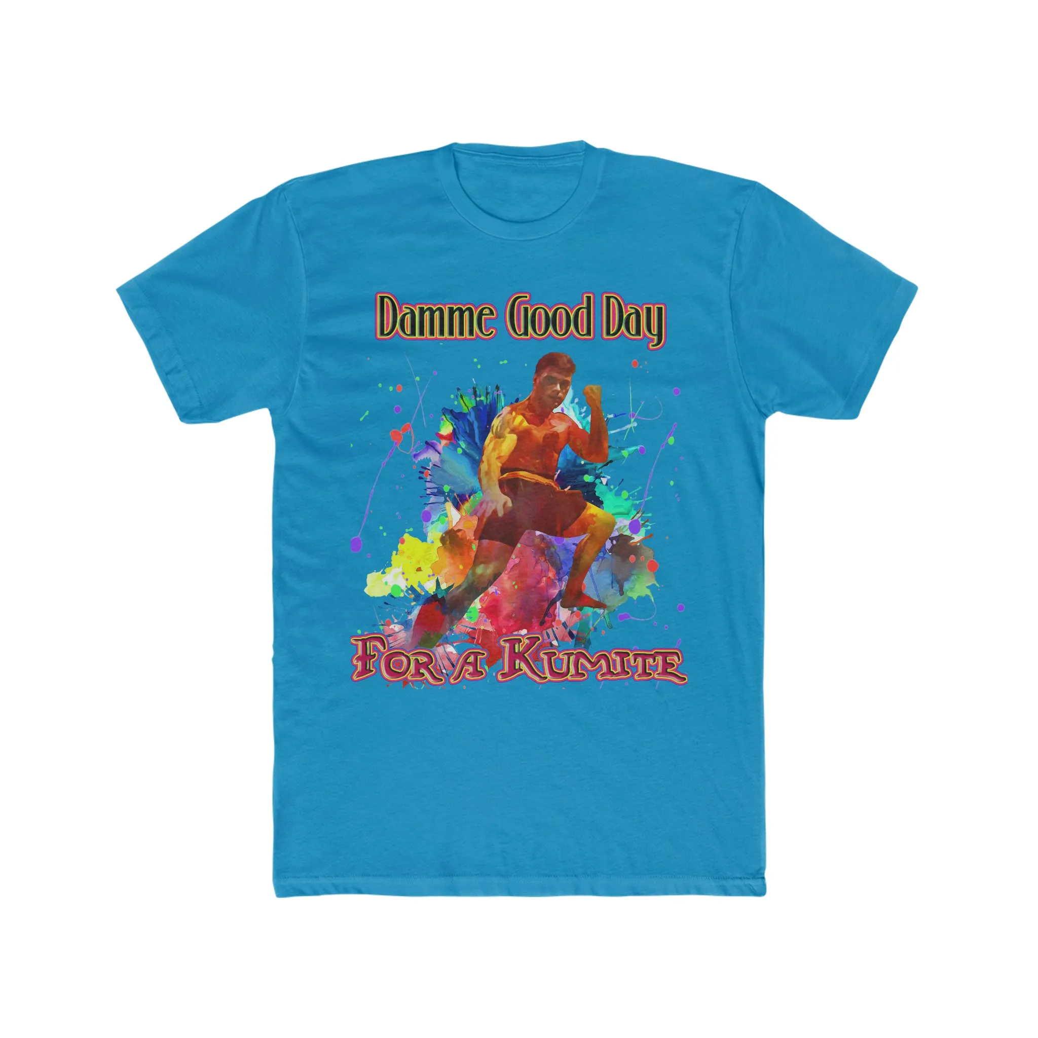 Bloodsport Watercolor Tee on Men's Next Level 3600