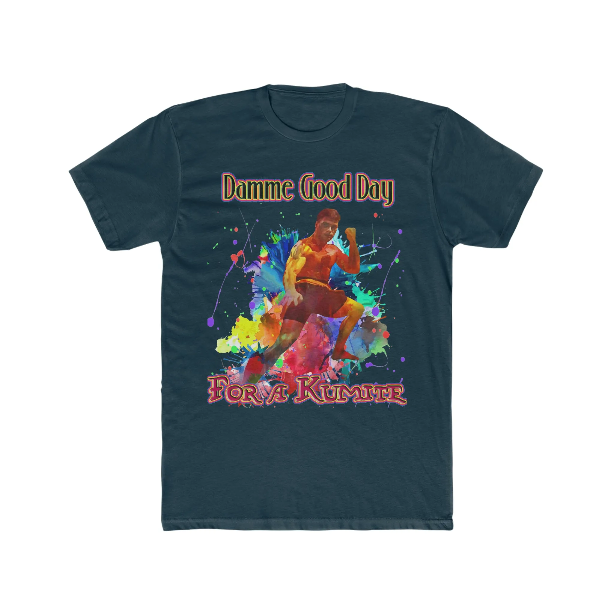 Bloodsport Watercolor Tee on Men's Next Level 3600