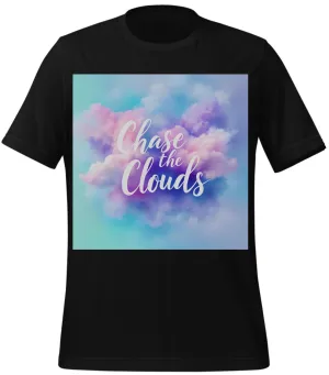 blue and purple tye dye shirt: Chase the Clouds Print | Classic T-Shirt (Unisex)