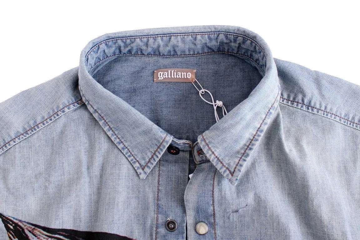 Blue jeans denim shirt