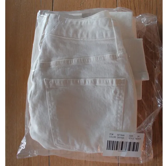 BNWT Madewell Tile White The Curvy Perfect Vintage Jean 24 00