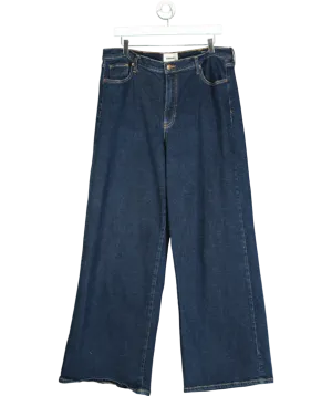 Boden Blue High-rise Wide Leg Jeans W32