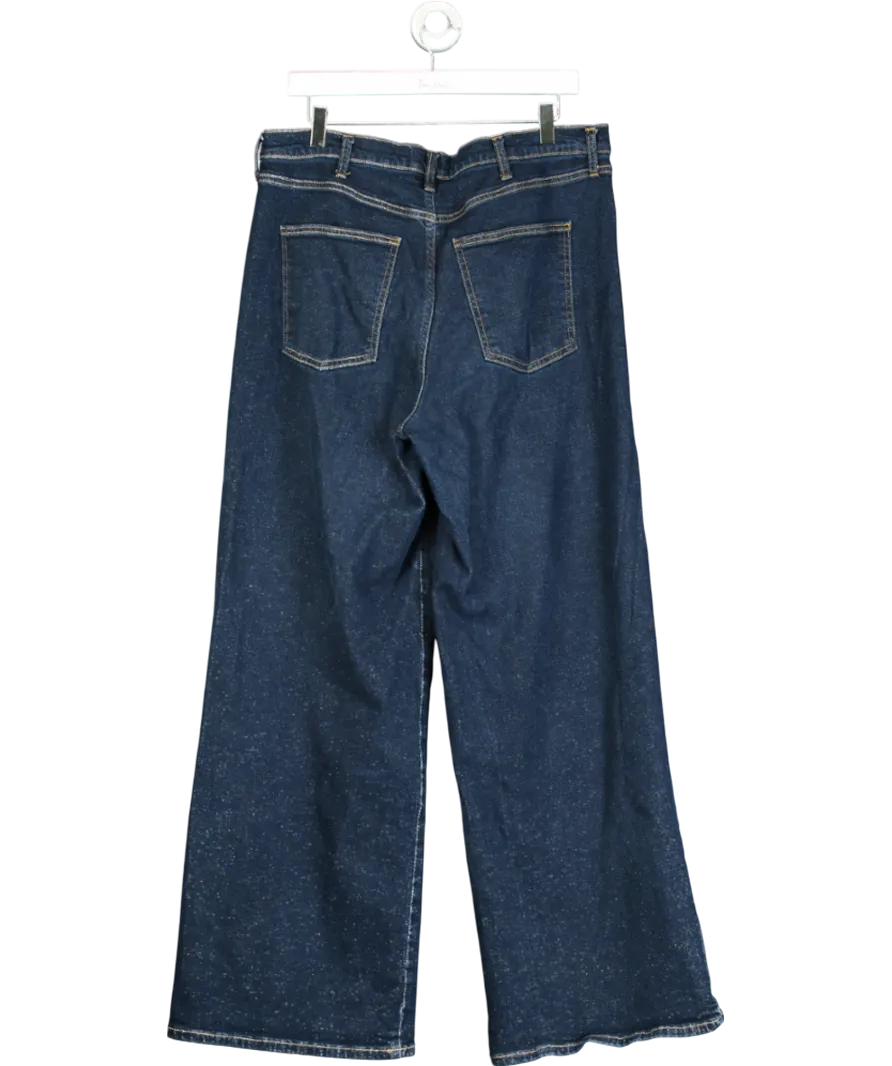 Boden Blue High-rise Wide Leg Jeans W32