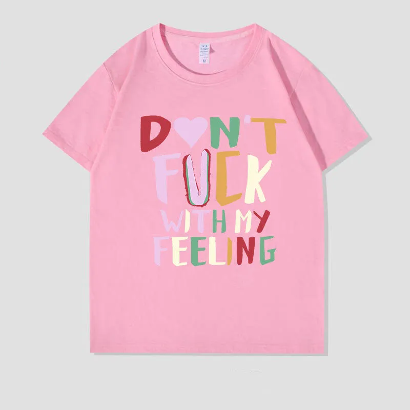 Bold Statement Graphic Short-Sleeve T-Shirt with Round Neck