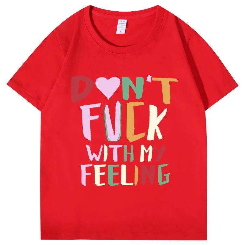 Bold Statement Graphic Short-Sleeve T-Shirt with Round Neck
