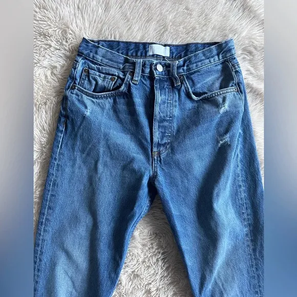 Boyish by HER Denim Billy Jeans in Rear Window Wash Straight Leg Size 26