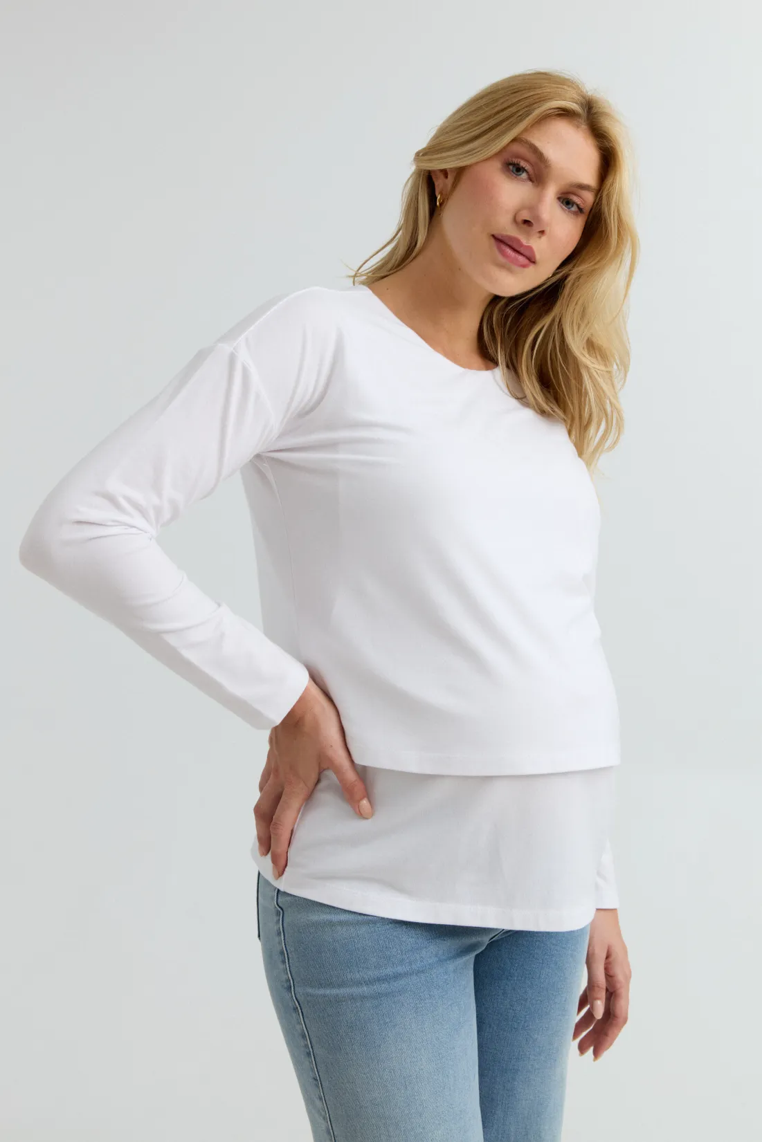 Brie Layered Nursing Top