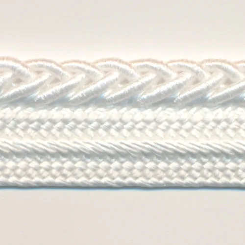 Bright Cross Piping #01 White