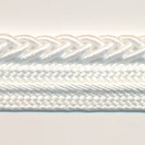 Bright Cross Piping #01 White