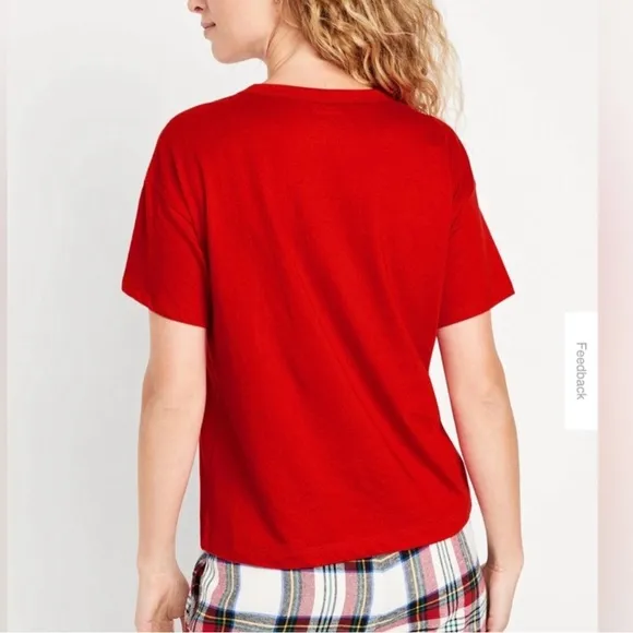 Bundle of 4 Waffle Knit Pajama Pants &amp; 4 Graphic Christmas Tee Shirts