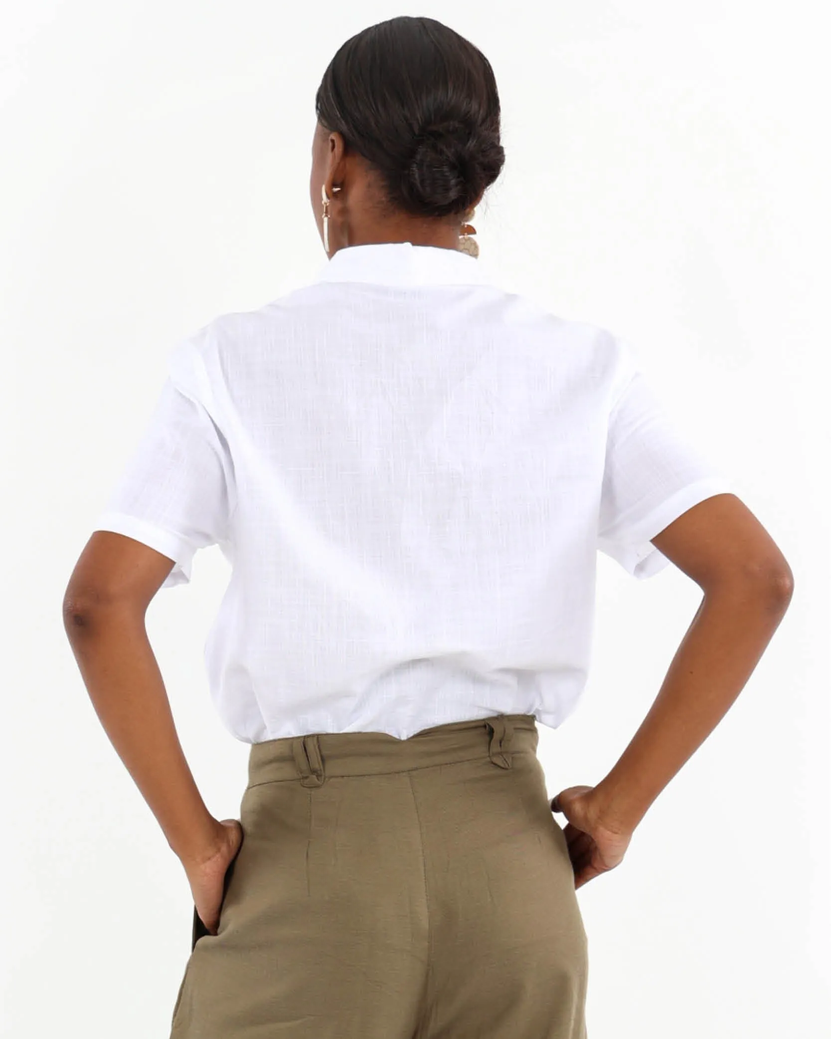 Button Through Cotton Shirt