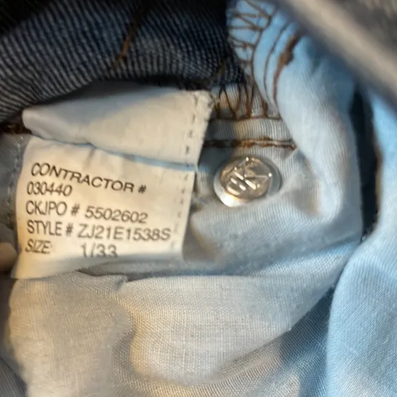 Calvin Klein high waisted flare jeans junior women’s size 1