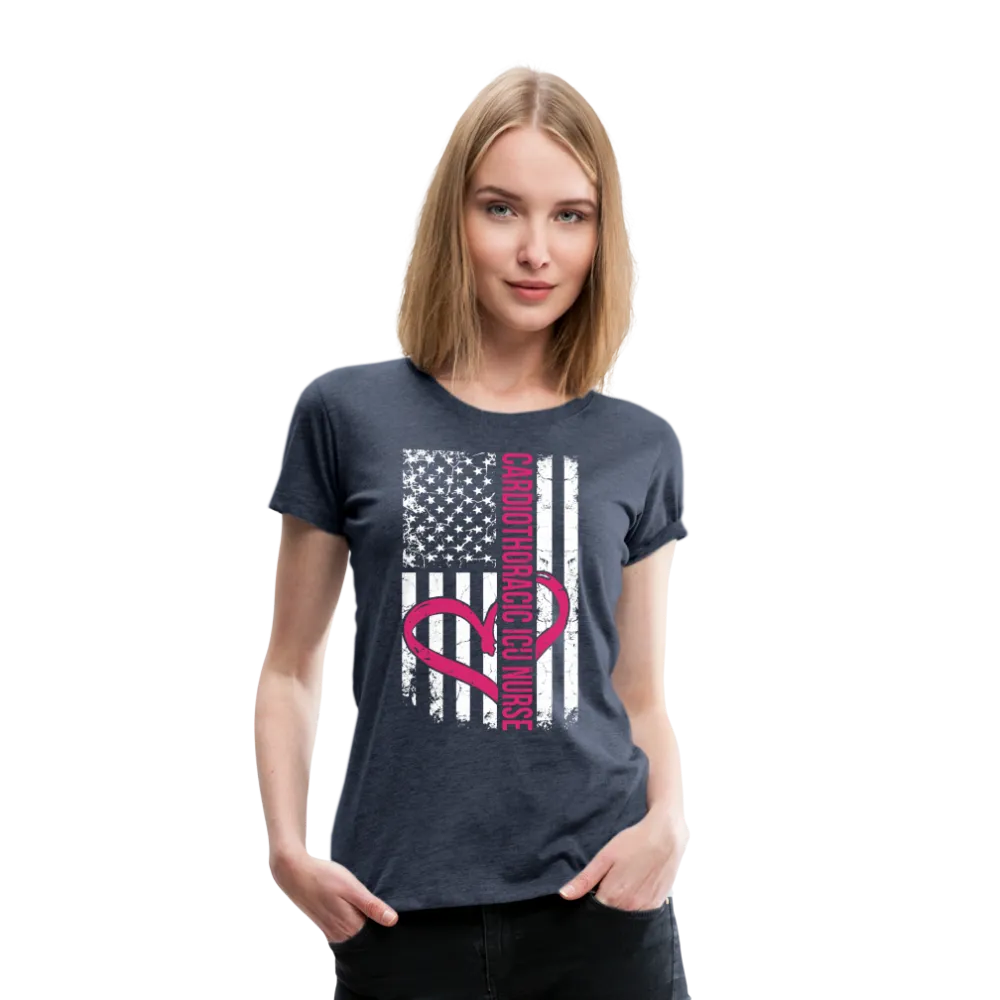 CARDIOTHORACIC ICU NURSE - Front Print - Women’s Premium T-Shirt