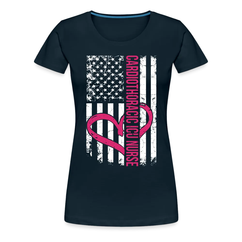 CARDIOTHORACIC ICU NURSE - Front Print - Women’s Premium T-Shirt