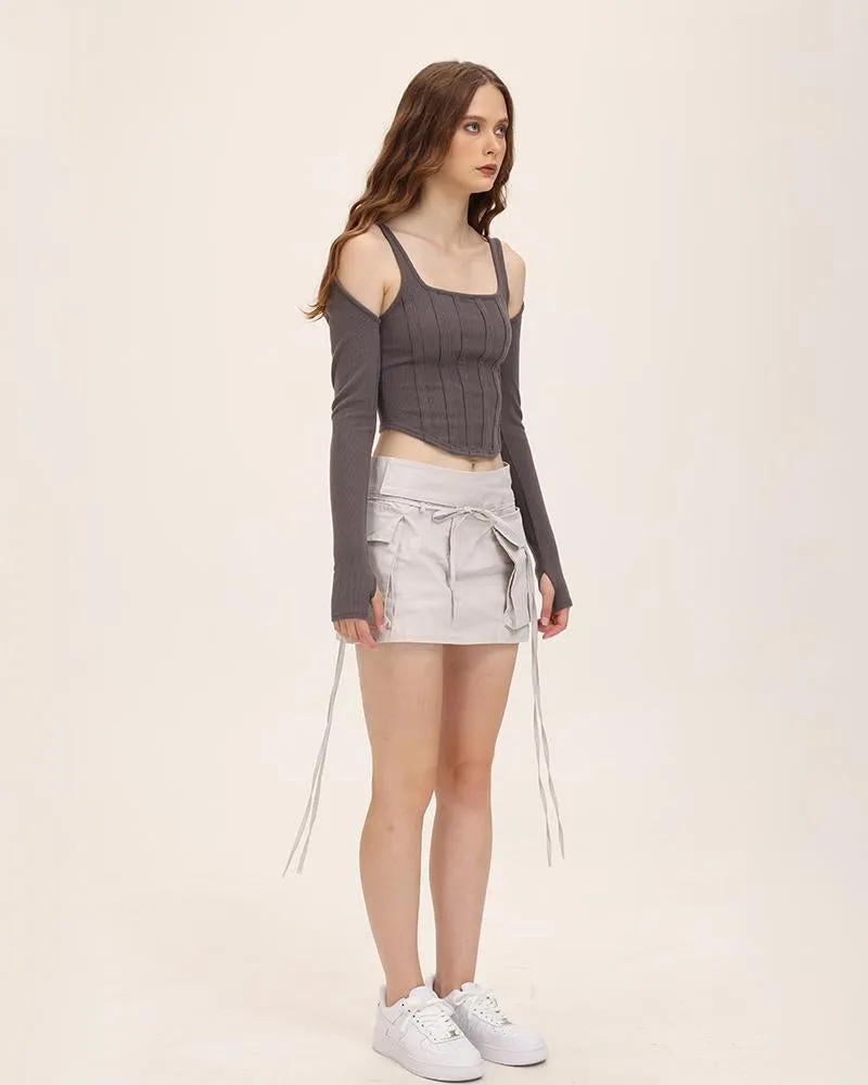 Cargo Triple Ribbin Skirt
