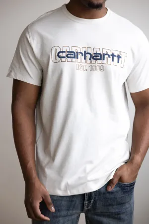 Carhartt Force Relaxed Fit Midweight Logo T-Shirt for Men in Malt | 106653-W03-MALT