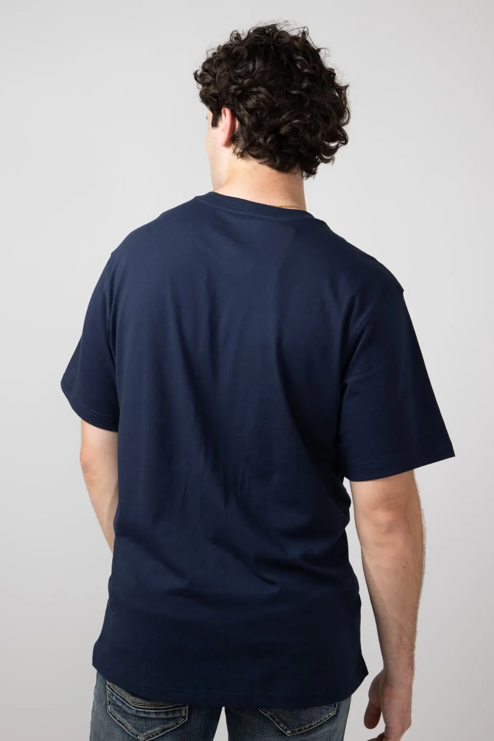 Carhartt Relaxed Fit Lightweight Logo Graphic T-Shirt for Men in Navy | 106538-I16-NVY