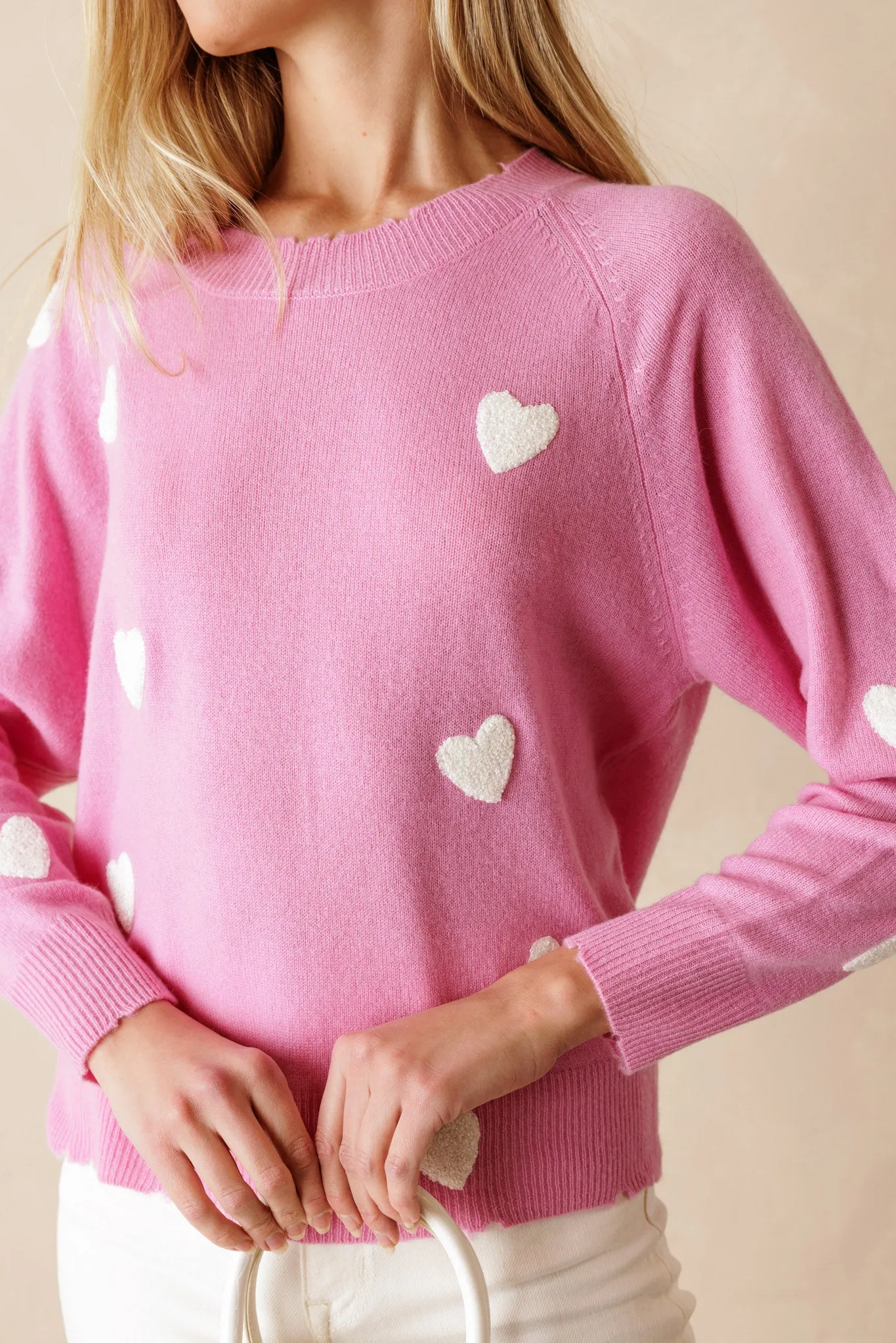 Carmen Cashmere Crew Neck Sweater | Relaxed Fit
