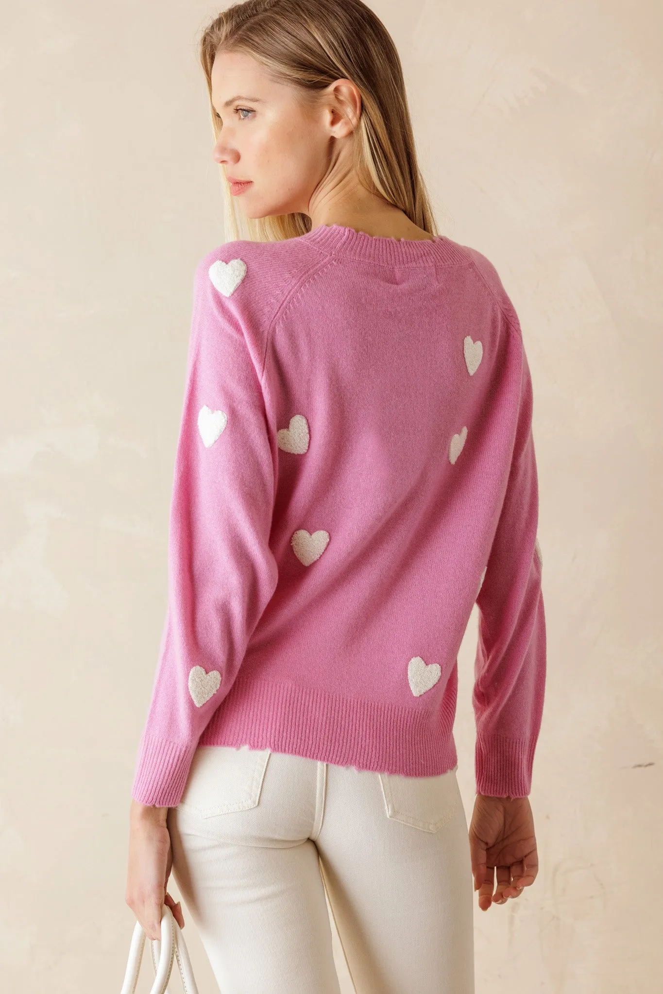 Carmen Cashmere Crew Neck Sweater | Relaxed Fit