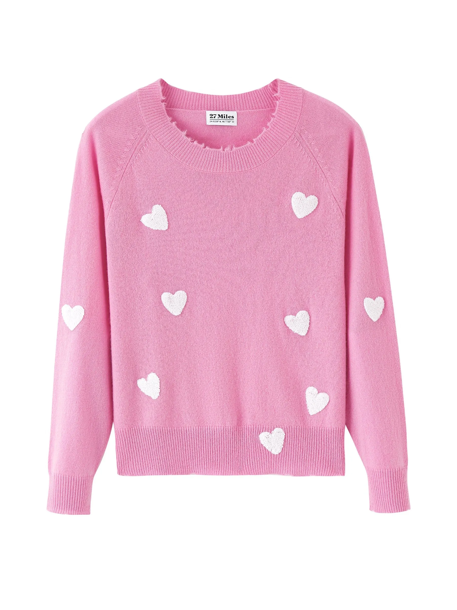 Carmen Cashmere Crew Neck Sweater | Relaxed Fit