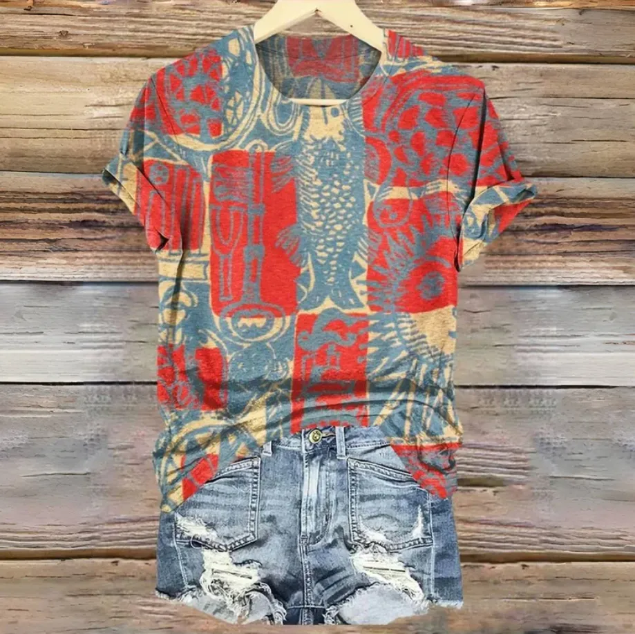 Cirra - Tribal Coloured T-shirt
