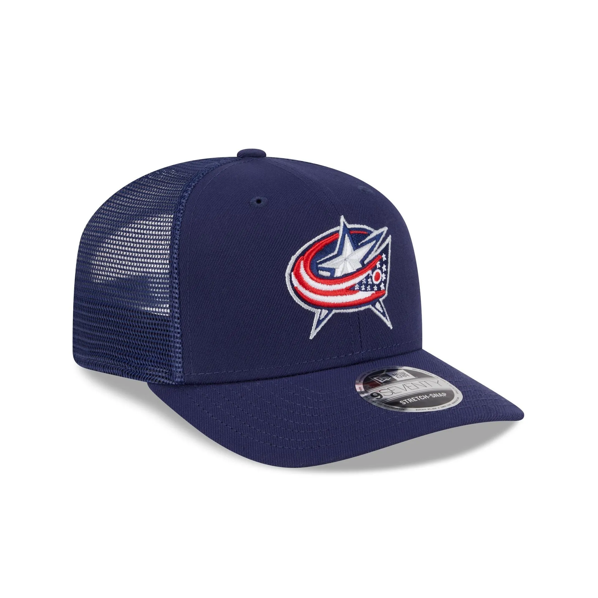 Columbus Blue Jackets Simple 9SEVENTY Trucker Hat