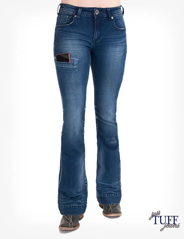 Cowgirl Tuff Vintage Blue Trouser