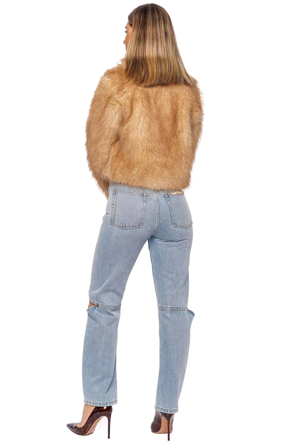 Cowgirl Vintage Blue Cut Out Jean