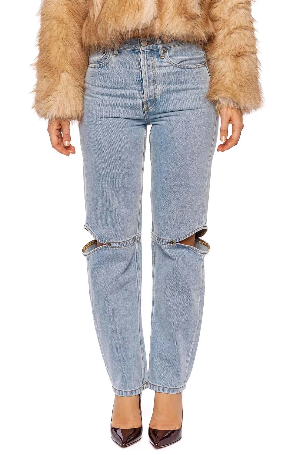 Cowgirl Vintage Blue Cut Out Jean