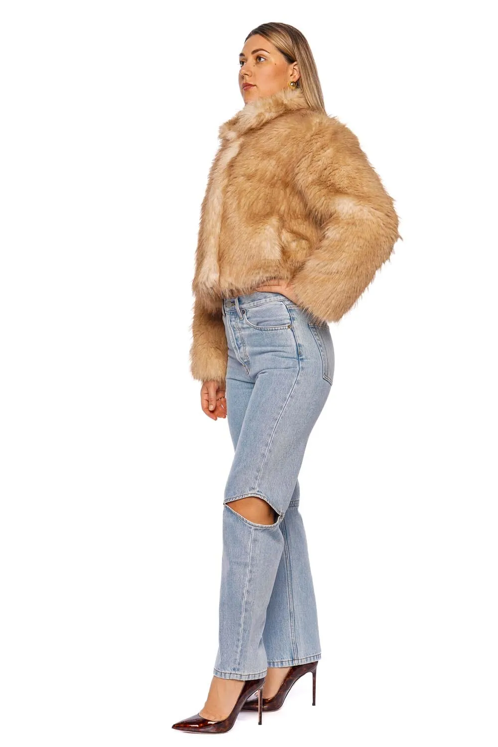 Cowgirl Vintage Blue Cut Out Jean