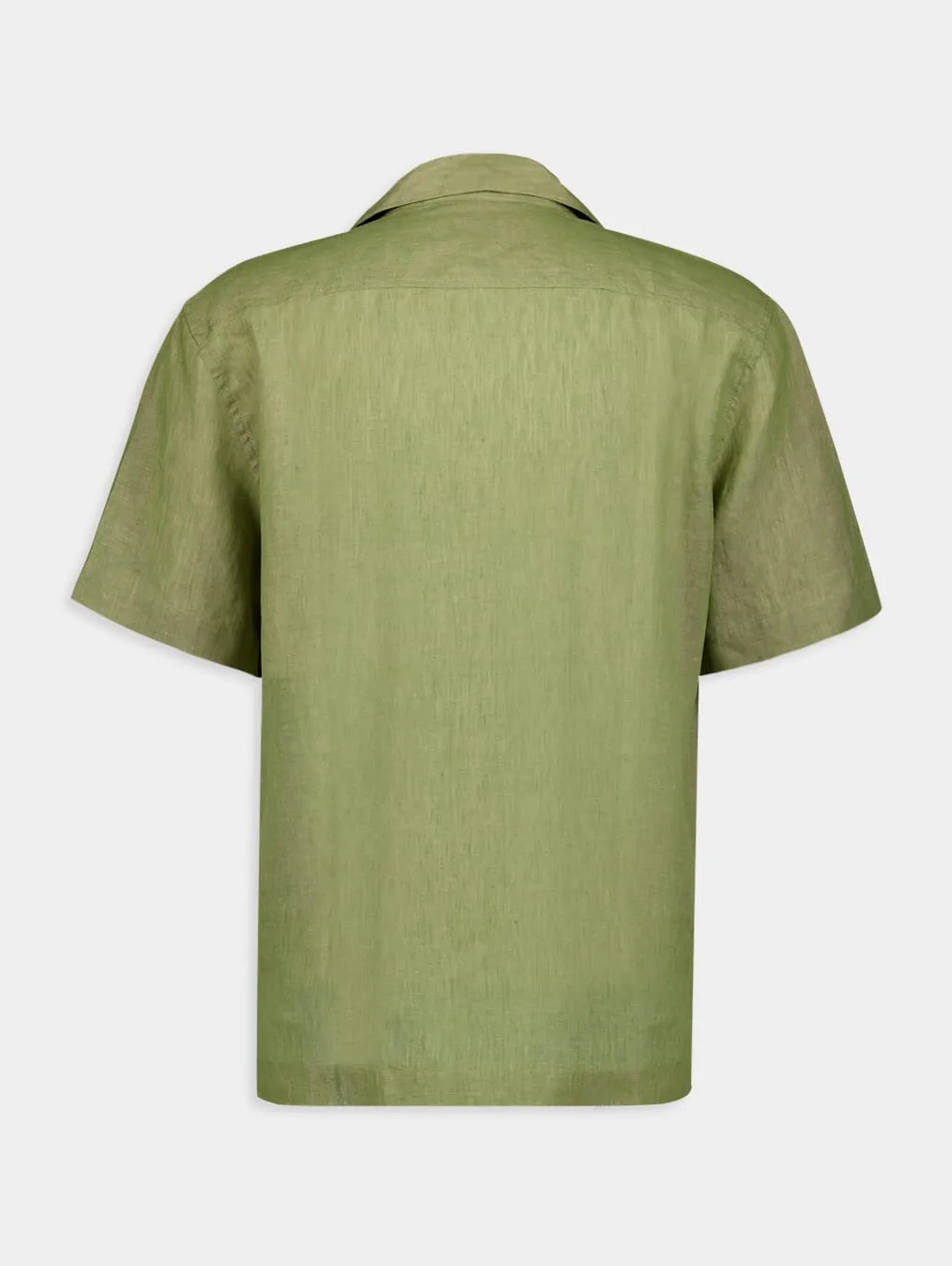 Cuban Collar Linen Shirt
