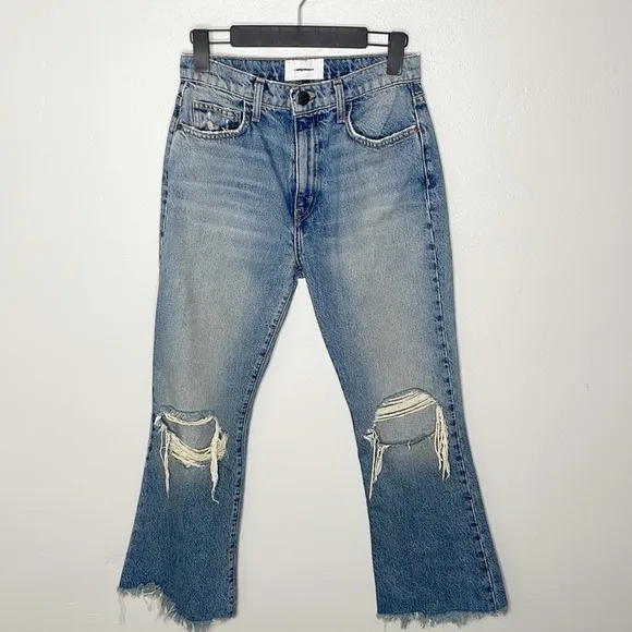 Current Elliot Distressed relaxed jeans