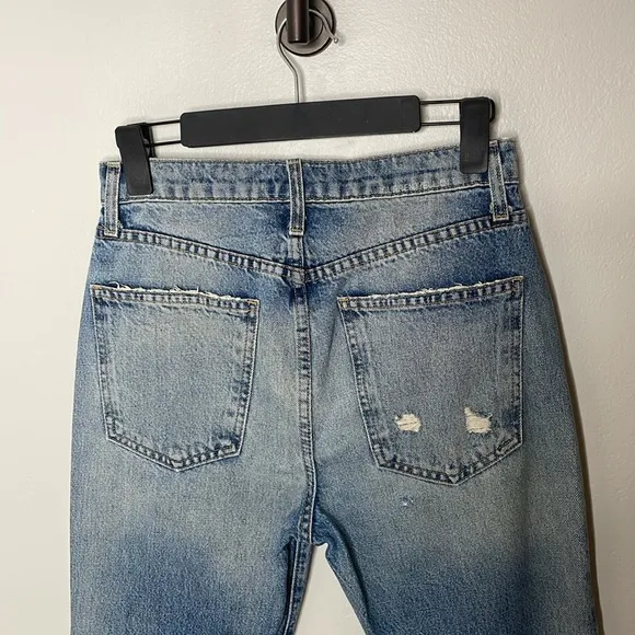 Current Elliot Distressed relaxed jeans