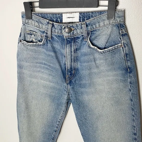Current Elliot Distressed relaxed jeans