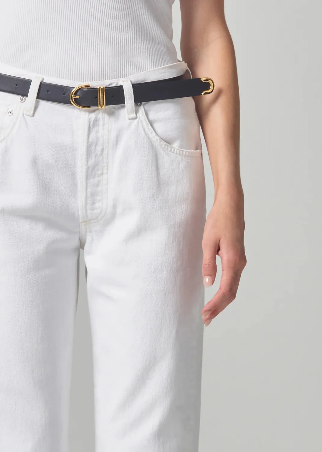 Dahlia Bow Leg Jean in Iris
