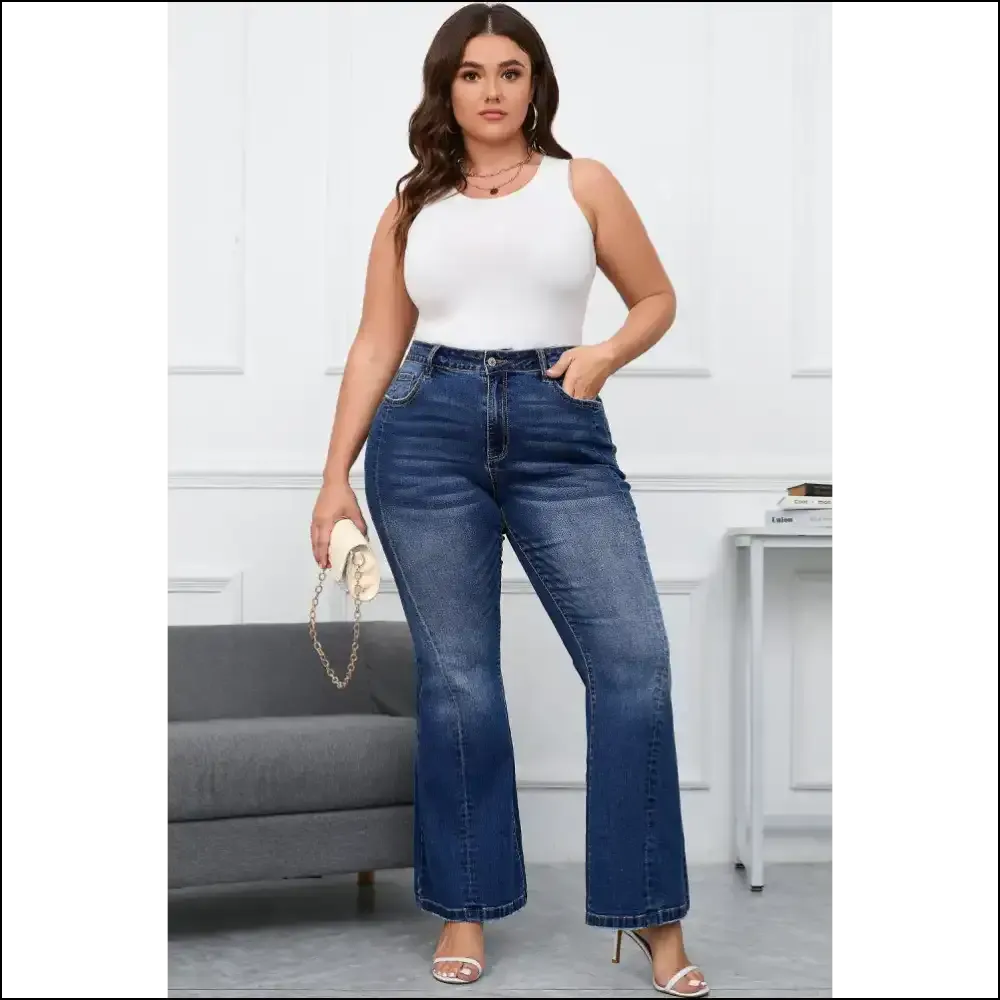 Dark Blue Flare Jeans: Bye Bye Muffin Top, Hello Booty  from Needful Things 🍑