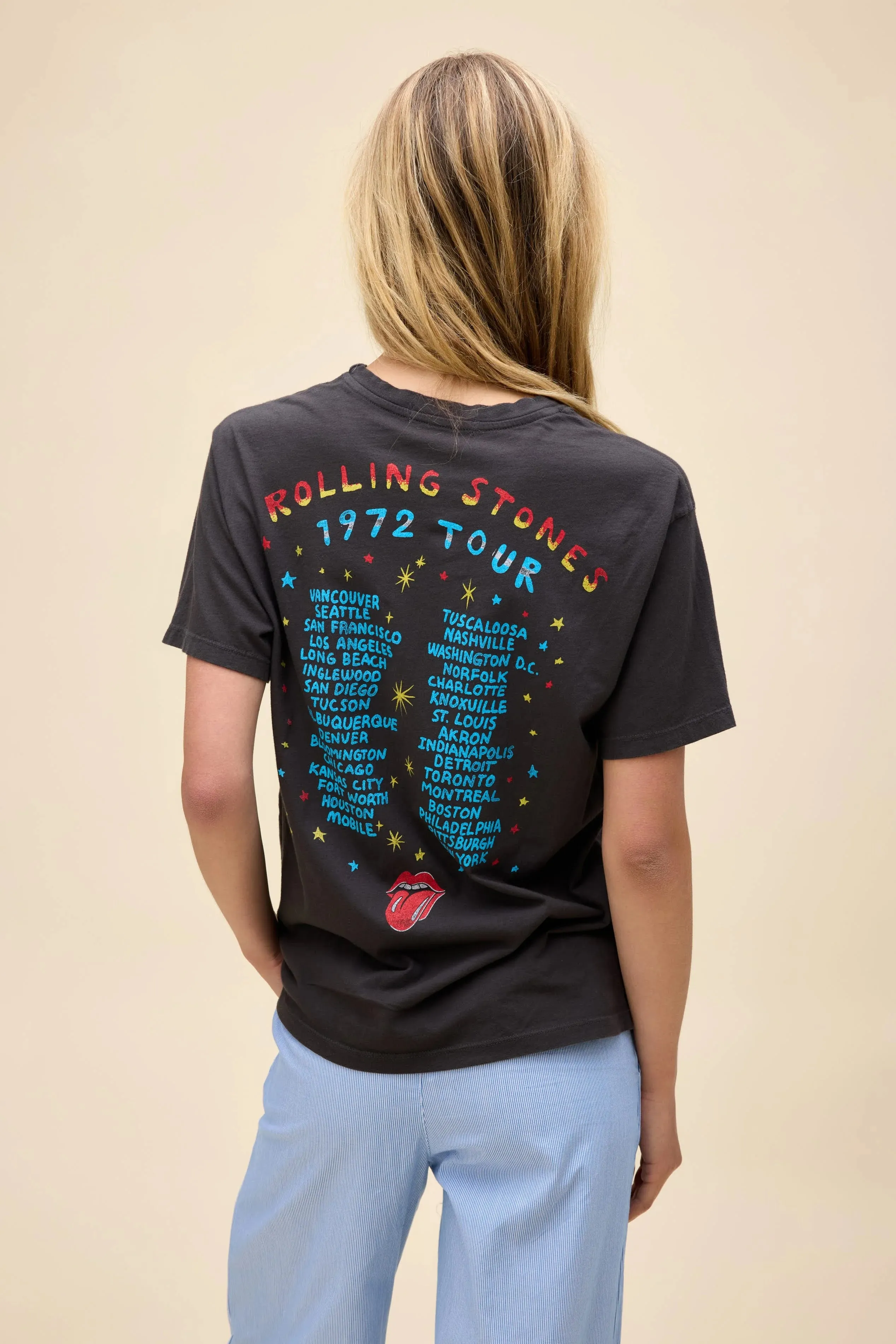 DAYDREAMER - ROLLING STONES 1972 TOUR BF TEE